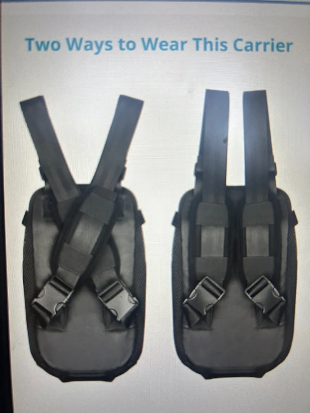 Pet Front Backpack Carrier Bag